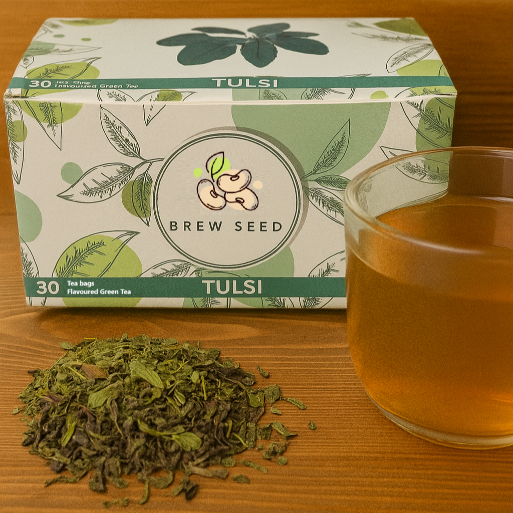 Brew Seed Tulsi Green Tea (30 Tea Bags)