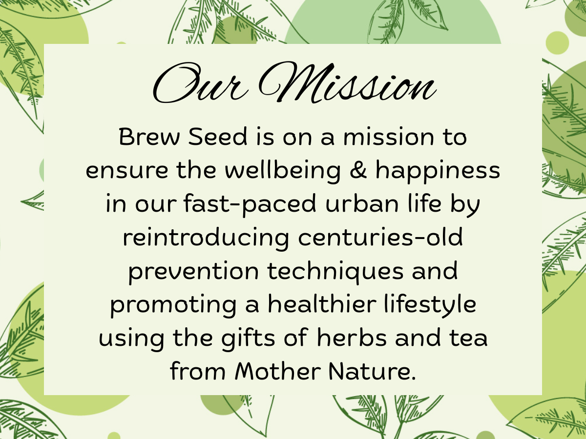 Brew Seed Lemongrass Green Tea Our Mission