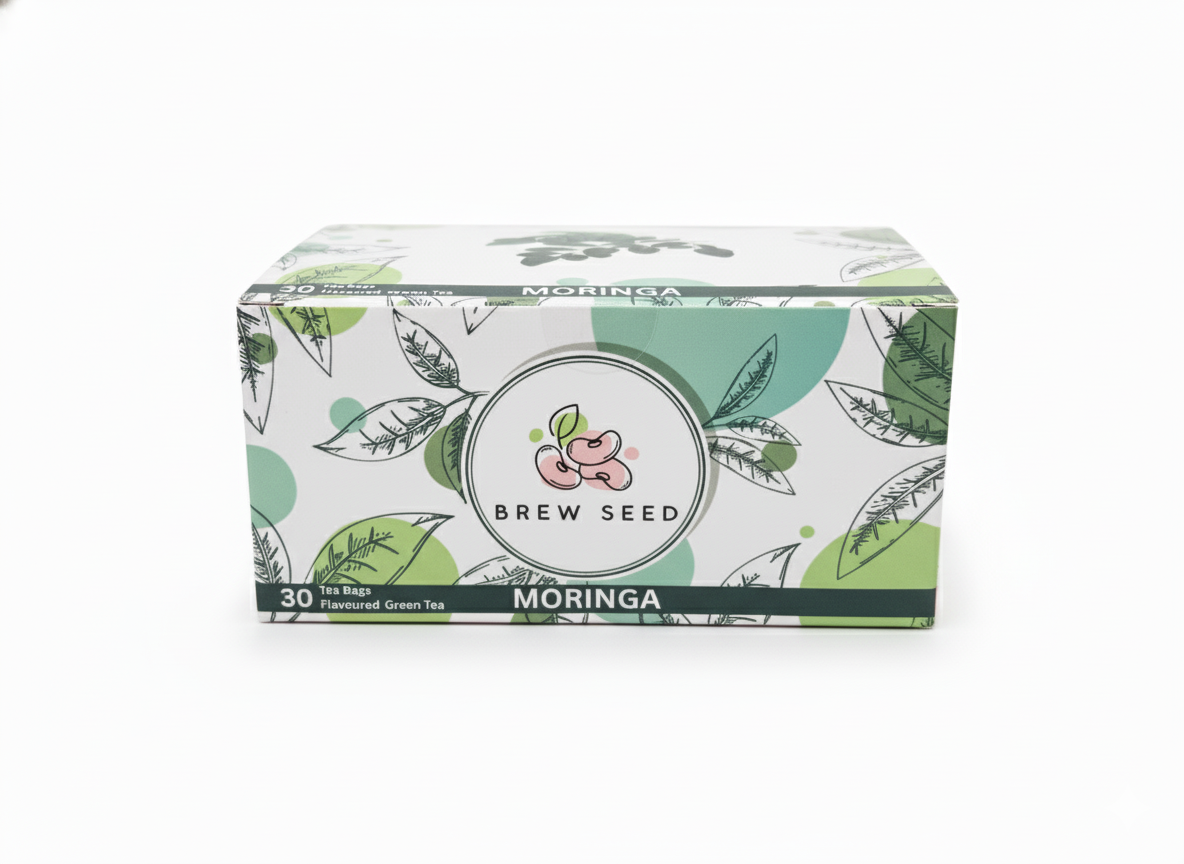Brew Seed Moringa Green Tea 30 Tea Bags