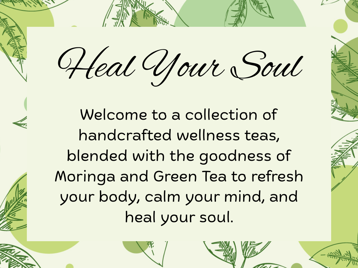 Brew Seed Moringa Green Tea Heal Your Soul