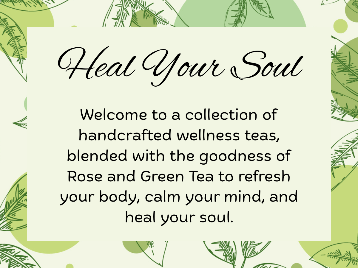 Brew Seed Rose Green Tea Heal Your Soul